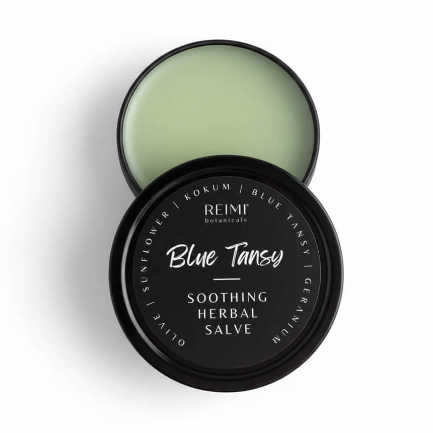 Blue Tansy Organic Beeswax Herbal Salve Stick
