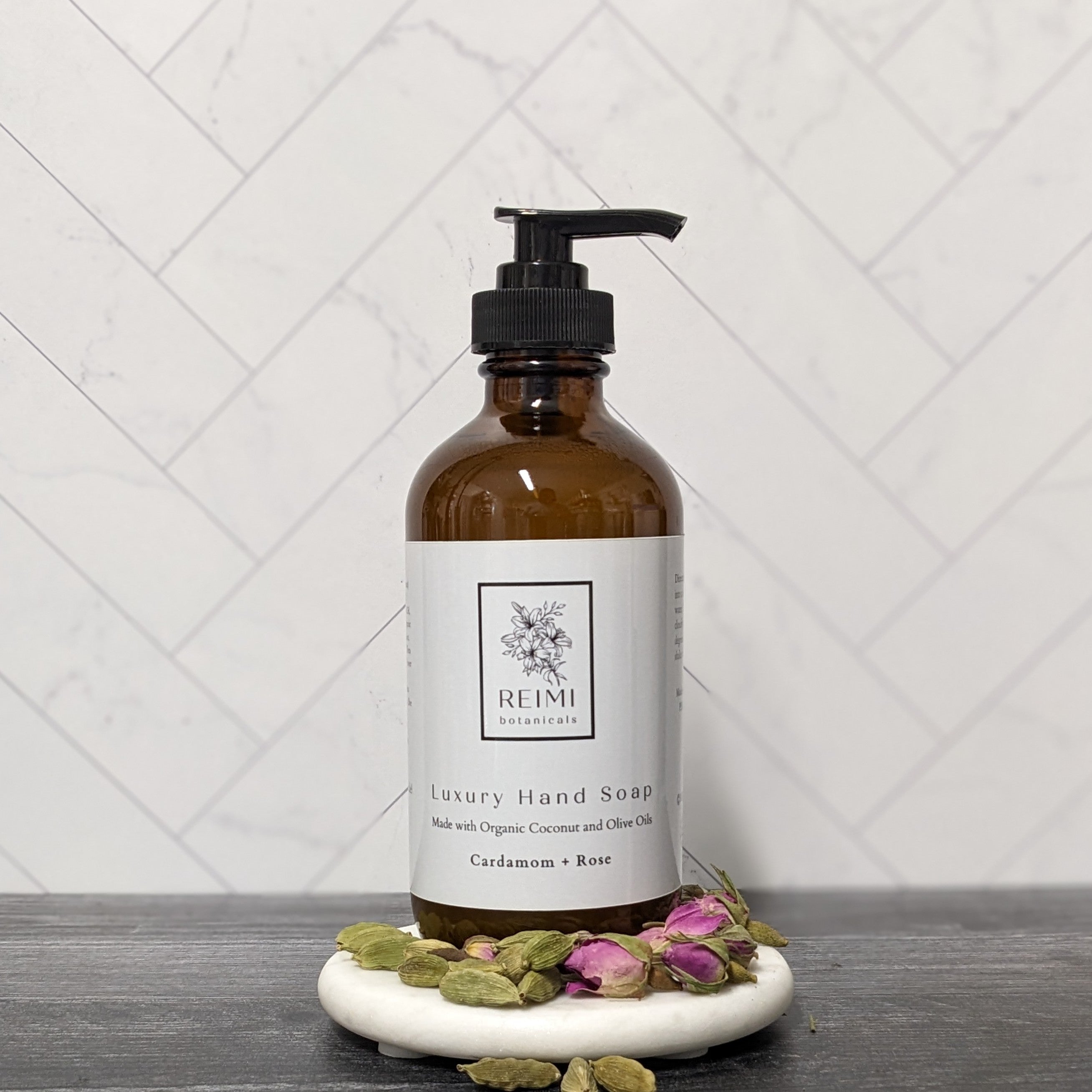 Cardamom + Rose Liquid Castile Soap