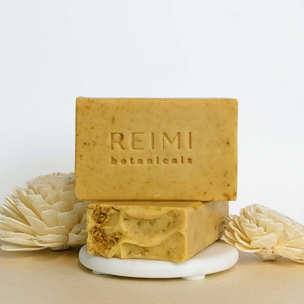 Turmeric Lemongrass Calendula Bar Soap